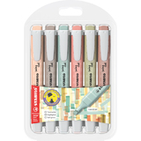 STABILO textmarker swing cool NatureCOLORS, 6er Etui