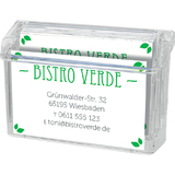 deflecto visitenkarten-box "Grab-a-Card", glasklar