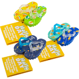 WEDO kunststoff-radierer Flip flop "HOLLYDAY,farbig sortiert