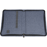 WEDO schreibmappe "DENIM", aus Polyester, blaumeliert