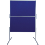 FRANKEN moderationstafel PRO, klappbar, filz blau