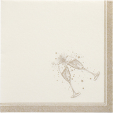 PAPSTAR servietten "ROYAL collection Festivities", gold