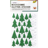 folia moosgummi Glitter-Sticker CHRISTMAS