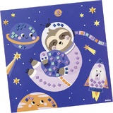 folia moosgummi-mosaik "SPACE SLOTH", 301 Teile