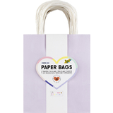 folia papier-tragetaschen PASTELL, Gre: M, farbig sortiert