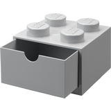 LEGO schubladenbox DESK drawer 4, 1 Schub, grau