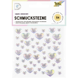 folia schmucksteine HEARTS IRIDESCENT, selbstklebend