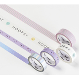 folia deko-klebeband Washi-Tape "HOTFOIL happy VIBES", 4er