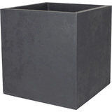 EDA Pflanzgef BASALT, doppelwandig, 395 mm, anthrazit