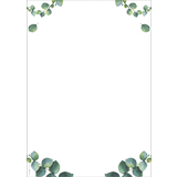sigel design-papier "Eucalyptus", din A4, 90 g/qm, 2-spaltig