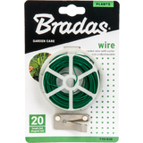 Bradas bindedraht mit Drahtschneider, 30 m, grn