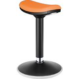 LogiLink Sitz-Steh-Hocker, hhenverstellbar, schwarz/orange