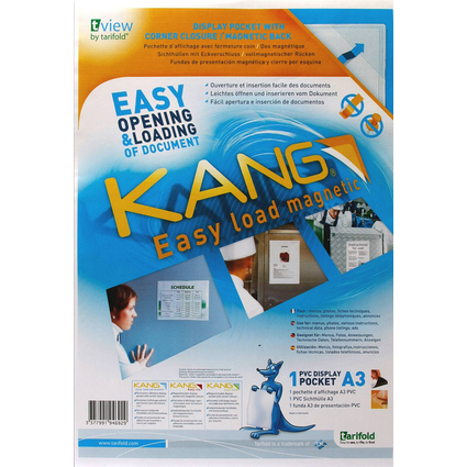 djois by tarifold Magnet-Tasche KANG Easy load magnetic