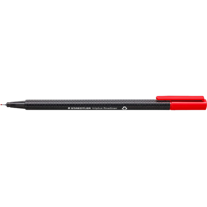 STAEDTLER Fineliner triplus, rot, Strichstrke: 0,3 mm