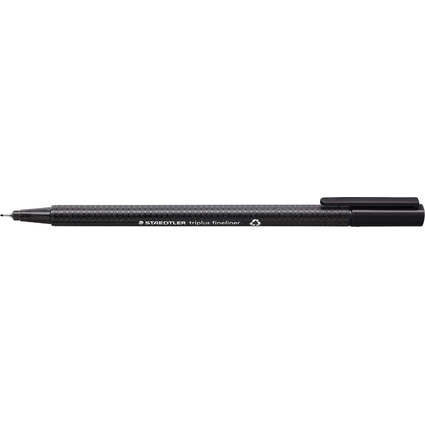 STAEDTLER Fineliner triplus, schwarz, Strichstrke: 0,3 mm