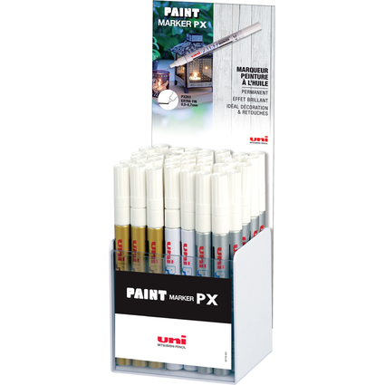 uni-ball Permanent-Marker PAINT PX203, 36er Display