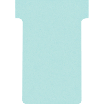 nobo T-Karten, Gre 2 / 60 mm, 170 g/qm, blau