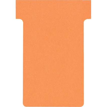 nobo T-Karten, Gre 2 / 60 mm, 170 g/qm, orange