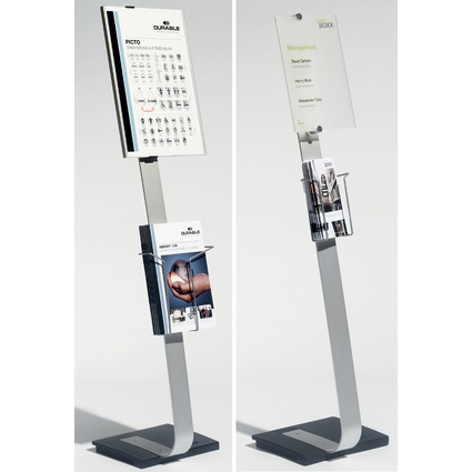 DURABLE Infostnder CRYSTAL SIGN stand, DIN A3