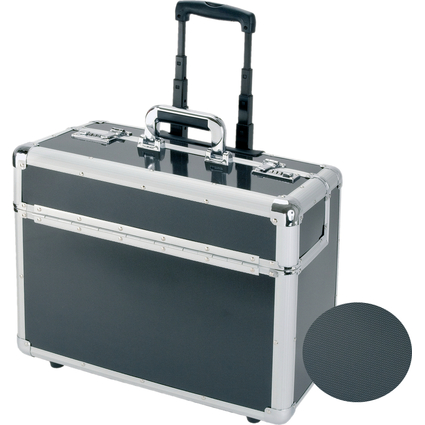 ALUMAXX Pilotenkoffer "CARBON", Aluminium, silber / carbon
