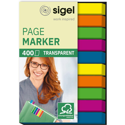 sigel Haftmarker micro, 50 x 6 mm, 400 Blatt