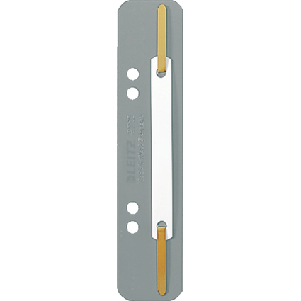 LEITZ Heftstreifen, 35 x 158 mm, PP-Folie, grau