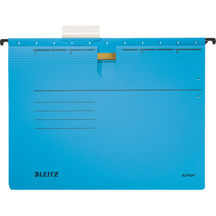 LEITZ ALPHA Hngehefter, A4, kaufmnnische Heftung, blau
