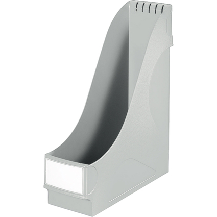 LEITZ Stehsammler extrabreit, DIN A4, Polystyrol, grau