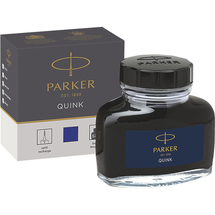 PARKER Tintenflacon QUINK, Inhalt: 57 ml, blau