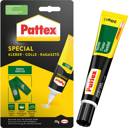 Pattex Spezialkleber TEXTIL, 20 g Tube