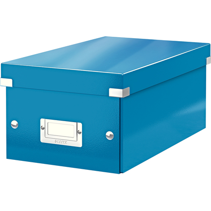 LEITZ DVD-Ablagebox Click & Store WOW, blau