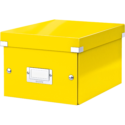 LEITZ Ablagebox Click & Store WOW, DIN A5, gelb