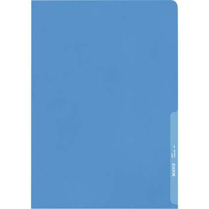 LEITZ Sichthlle Standard, A4, PP, genarbt, blau, 0,13 mm