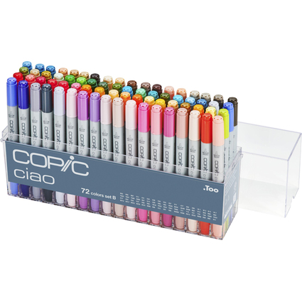 COPIC Marker ciao, 72er Set B