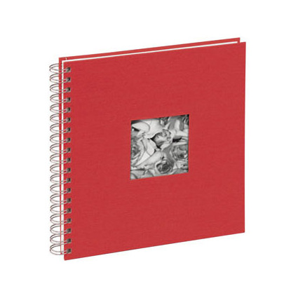 PAGNA Foto-Spiralalbum "Passepartout", rot