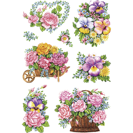 HERMA Sticker DECOR "Nostalgische Blumentpfe"