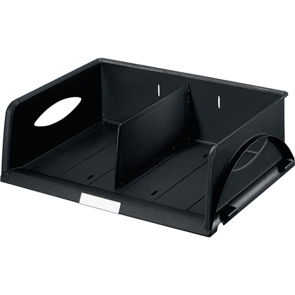 LEITZ Ablagekorb Sorty, DIN A4/C4 quer, schwarz