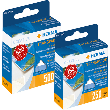 HERMA Transparol Foto-Ecken, Inhalt: 250 Stck