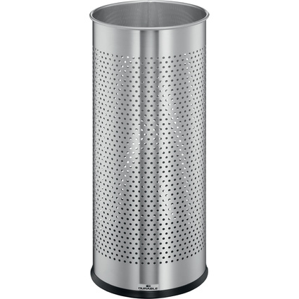 DURABLE Edelstahl-Schirmstnder, rund, metallic silber