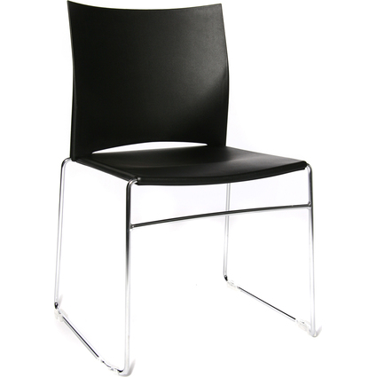 Topstar Besucherstuhl "W-Chair", schwarz