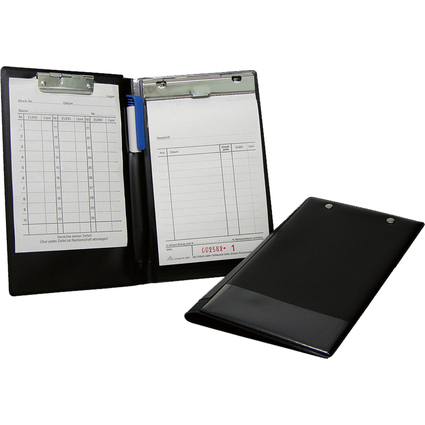 WEDO Kassenblock-Mappe, DIN A6, schwarz