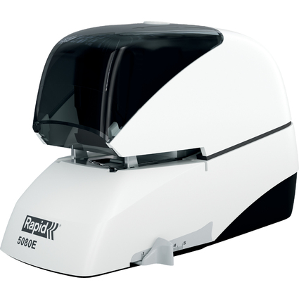 Rapid Elektro-Heftgert Supreme 5080e, wei/schwarz