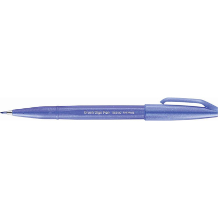 PentelArts Faserschreiber Brush Sign Pen SES15, blauviolett