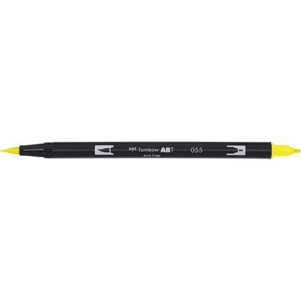 Tombow Doppelfasermaler "ABT DUAL BRUSH PEN", process yellow