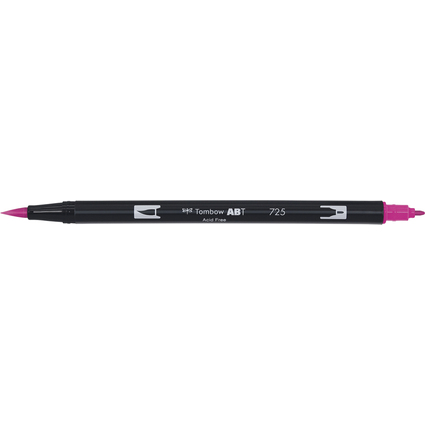 Tombow Doppelfasermaler "ABT DUAL BRUSH PEN", rhodamine red