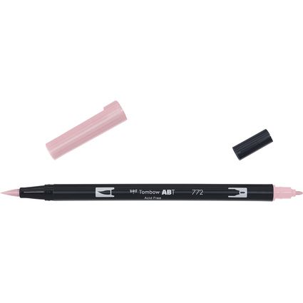 Tombow Doppelfasermaler "ABT DUAL BRUSH PEN", dusty rose