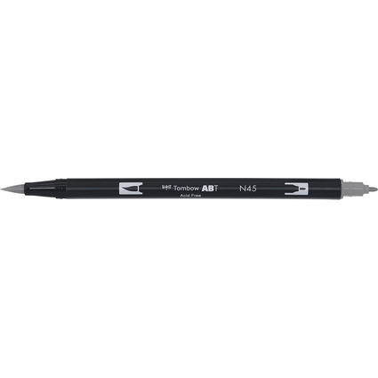 Tombow Doppelfasermaler "ABT DUAL BRUSH PEN", cool grey 10