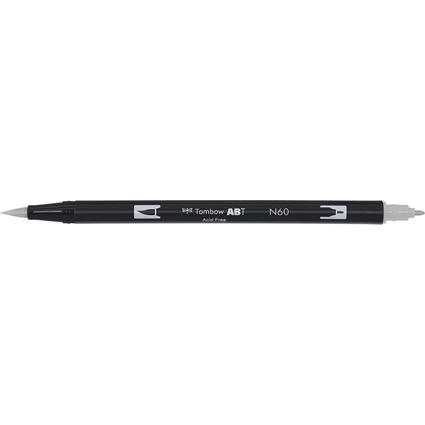 Tombow Doppelfasermaler "ABT DUAL BRUSH PEN", cool grey 6