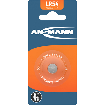 ANSMANN Alkaline Knopfzelle "LR54", 1,5 Volt (V10GA)