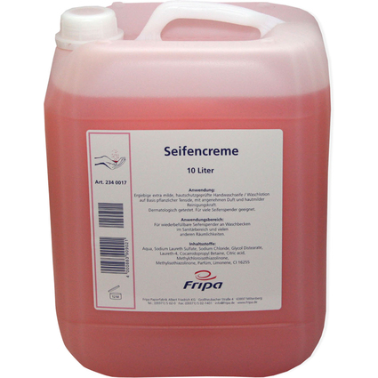 Fripa Handwaschseife, ros, 10 Liter Kanister